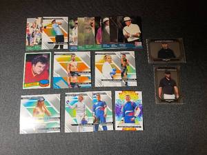 lot 61 image: Collection of Sports Trading Cards featuring Tiger Woods and Various Athletes