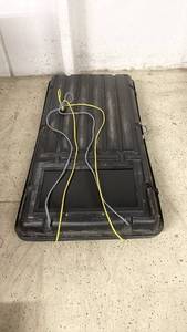 lot 102 image: 2 Seat Portable Fish house The Select by Sportsmax With Sled and Rope