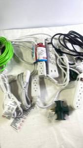 lot 122 image: Assorted Power Strips and Extension Cords Collection