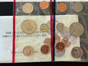lot 88 image: 1989 P & D Mint Set