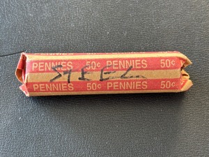 lot 97 image: Steel Wheat Cents