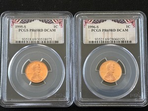 lot 8 image: PCGS Lincoln Cent Proofs