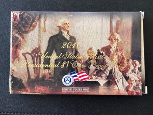 lot 24 image: 2010 Presidential Dollar Proof Set