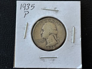 lot 29 image: 1935 Washington Quarter