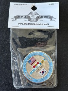 lot 32 image: Korean War Veteran Coin