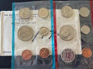 lot 45 image: 1972 P & D Mint Set