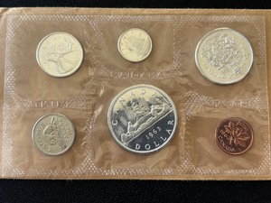 lot 46 image: 1963 Canada Mint Set
