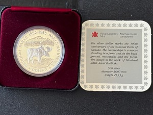lot 70 image: 1985 Canada Silver Dollar