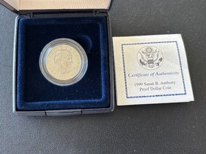 lot 71 image: 1999 Susan B. Anthony Dollar Proof