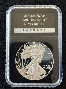 lot 56 image: 2014-W Silver Eagle Proof