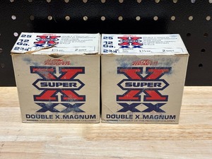 lot 52 image: Western Super X 12 Gauge Shotgun Shells 1 Full Box 1 Partial