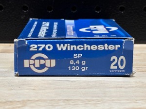 lot 55 image: PPU .270 20 Rounds