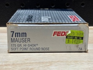 lot 56 image: Federal 7mm Mauser 14 Rounds