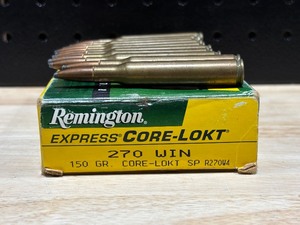 lot 57 image: Remington .270 Win 30 Rounds