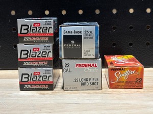 lot 59 image: .22 Long Includes Bird Shot