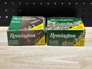 lot 63 image: Remington .22 Long 1 Full Box and 1 Partial