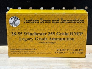 lot 4 image: Jamison .38-55 Winchester 20 Rounds