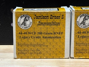 lot 21 image: Jamison .44-40 25 Rounds