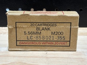 lot 35 image: 5.56MM Blanks