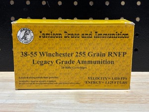 lot 40 image: Jamison .38-55 Winchester 20 Rounds