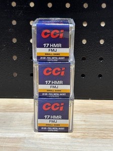 lot 45 image: CCI .17 HMR Full Metal Jacket 150 Rounds