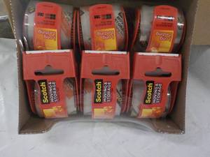 lot 23 image: 6 Rolls Scotch 2 x 800 Each Long Lasting Moving and Storage Tape