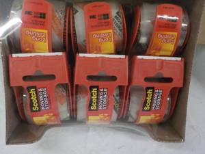 lot 24 image: 6 Rolls Scotch 2 x 800 Each Long Lasting Moving and Storage Tape