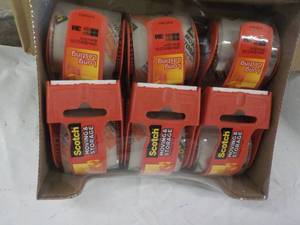 lot 25 image: 6 Rolls Scotch 2 x 800 Each Long Lasting Moving and Storage Tape