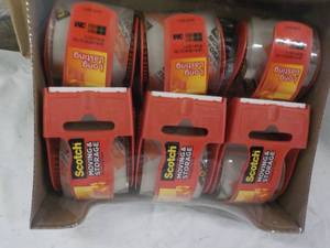 lot 26 image: 6 Rolls Scotch 2 x 800 Each Long Lasting Moving and Storage Tape