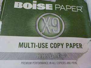 lot 33 image: Boise 500 Sheets 8.5 x 11 White Co...