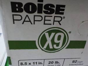 lot 45 image: Boise 5000 Sheets White 8.5 x 11 C...