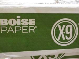 lot 47 image: Boise X-9 White 4000 Sheets 8.5 x 1...