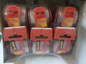 lot 48 image: 6 Rolls Scotch 2 x 800 Each Long Lasting Moving and Storage Tape