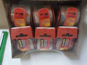 lot 50 image: 6 Rolls Scotch 2 x 800 Each Long Lasting Moving and Storage Tape