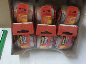 lot 52 image: 6 Rolls Scotch 2 x 800 Each Long Lasting Moving and Storage Tape