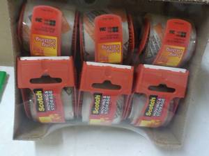 lot 53 image: 6 Rolls Scotch 2 x 800 Each Long Lasting Moving and Storage Tape