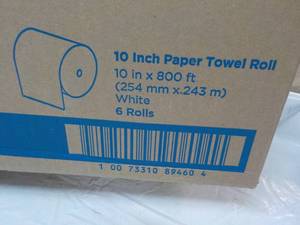 lot 55 image: Case of En Motion 6 Rolls 10 White...
