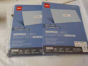 lot 72 image: 6000 Office Depot Address Labels 1...