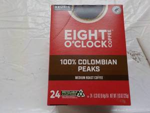 lot 73 image: Keurig Eight OClock Columbian 24 C...
