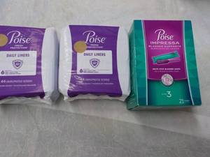 lot 94 image: 88 Poise Liners Plus size 3 Bladder...