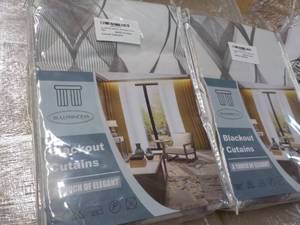 lot 111 image: 2 blackout Curtains...