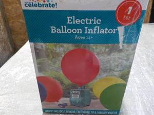 lot 123 image: Electric Balloon Inflator...