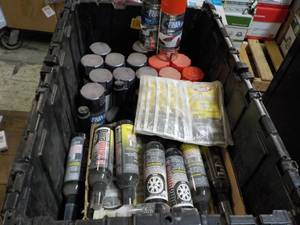lot 129 image: Tire and Mat Dressing, Rust oleum P...