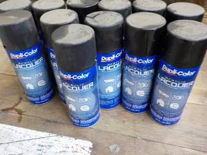lot 133 image: 12 cans Dupli-Color Acrylic Lacquer...
