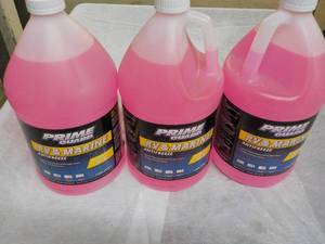 lot 140 image: 3 Gallon Jugs Prime Ground RV and M...