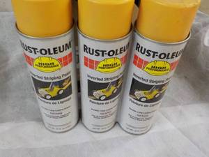 lot 158 image: 3 Cans Rust-O-Leum Inverted Stripin...