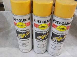 lot 160 image: 3 Cans Rust-O-Leum Inverted Stripin...