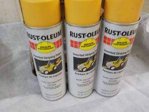 lot 161 image: 3 Cans Rust-O-Leum Inverted Stripin...