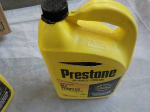 lot 163 image: Prestone 1 Gallon Antifreeze Coolan...