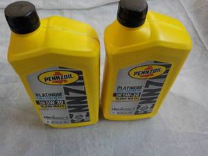 lot 165 image: 2 qts Pennzoil SAE5W-30...